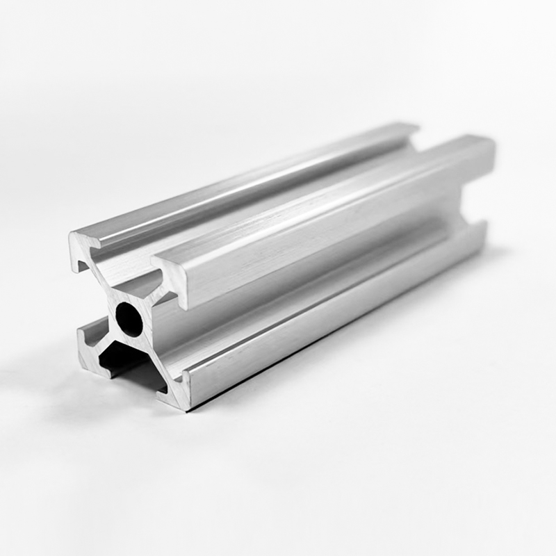 Perfil de extrusión de aluminio ligero plateado/negro T-Slot serie 1515 con un ancho de ranura de 6 mm