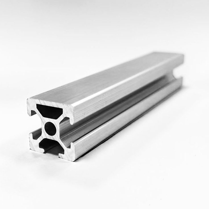 Perfil de aluminio 2020N1 de 6 mm de ancho de ranura Ranura cerrada de un solo lado Diseño de ranura en T de tres lados A prueba de polvo y estéticamente agradable